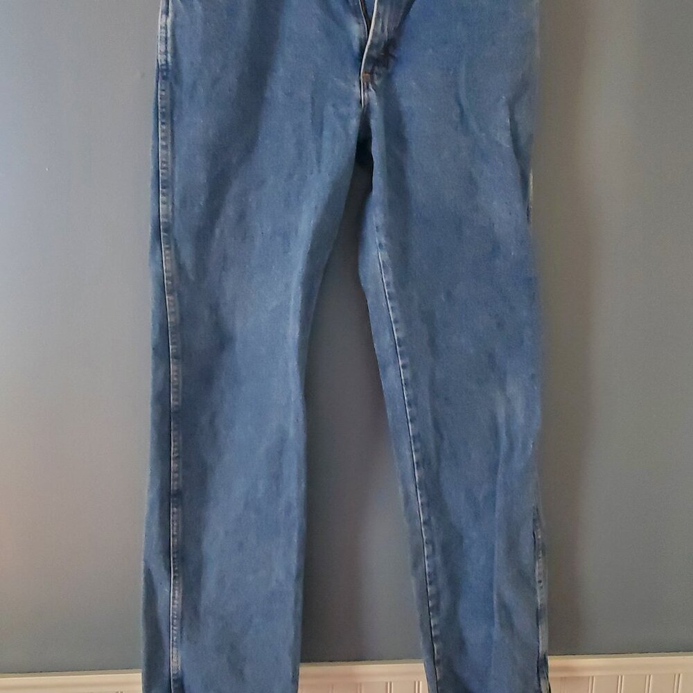 Rustler Mens Denim Blue Jeans  32 x 32